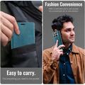 Xiaomi 17T Caseme 033 Pung Etui med Kalvemønster og RFID-blokering - Grøn