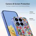 Xiaomi 17T TPU-cover med blomstermønster - Liljer
