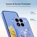 Xiaomi 17T TPU-cover med blomstermønster