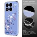 Xiaomi 17T TPU-cover med blomstermønster