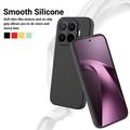 Xiaomi 17T Flydende silikone cover med håndrem - Sort