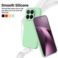 Xiaomi 17T Flydende silikone cover med håndrem - Grøn