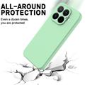Xiaomi 17T Flydende silikone cover med håndrem - Grøn