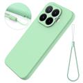 Xiaomi 17T Flydende silikone cover med håndrem - Grøn