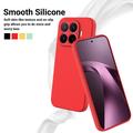 Xiaomi 17T Flydende silikone cover med håndrem - Rød