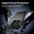 Xiaomi 17T Pro Børstet TPU Cover - Karbonfiber - Sort