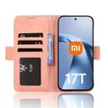 Xiaomi 17T Pro Kortholder Pung Etui - Pink
