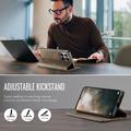 Xiaomi 17T Pro Caseme 033 Pung Etui med Kalvemønster og RFID-blokering - Kaffe