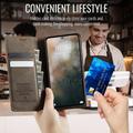 Xiaomi 17T Pro Caseme 033 Pung Etui med Kalvemønster og RFID-blokering - Kaffe