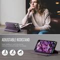 Xiaomi 17T Pro Caseme 033 Pung Etui med Kalvemønster og RFID-blokering - Lilla