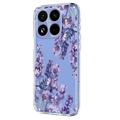 Xiaomi 17T Pro TPU-cover med blomstermønster - Blåregn
