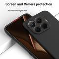 Xiaomi 17T Pro Flydende silikone cover med håndrem - Sort