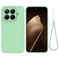 Xiaomi 17T Pro Flydende silikone cover med håndrem - Grøn