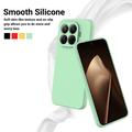 Xiaomi 17T Pro Flydende silikone cover med håndrem - Grøn