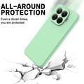 Xiaomi 17T Pro Flydende silikone cover med håndrem - Grøn