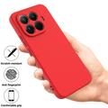 Xiaomi 17T Pro Flydende silikone cover med håndrem - Rød
