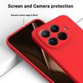 Xiaomi 17T Pro Flydende silikone cover med håndrem - Rød