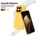 Xiaomi 17T Pro Flydende silikone cover med håndrem - Gul