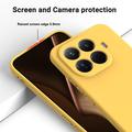 Xiaomi 17T Pro Flydende silikone cover med håndrem - Gul