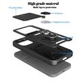 Xiaomi 17T Pro Roterende Ring Hybrid Cover med Kameraskjold - Sort