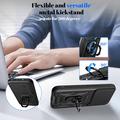 Xiaomi 17T Pro Roterende Ring Hybrid Cover med Kameraskjold - Sort