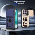 Xiaomi 17T Pro Roterende Ring Hybrid Cover med Kameraskjold - Sort