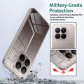 Xiaomi 17T Pro Ridsefast Hybrid Cover - Gennemsigtig