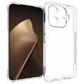 Xiaomi 17T Pro Stødsikkert Silikone Cover - Gennemsigtig