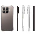 Xiaomi 17T Pro Stødsikkert Silikone Cover - Gennemsigtig