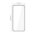 Xiaomi 17T Pro Tech-Protect Glass Fit+ Skærmbeskyttelse Hærdet Glas - 2 stk. - Sort