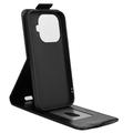 Xiaomi 17T Pro lodret flip-etui med stativ - sort