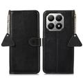 Xiaomi 17T Pro Pung læder cover med RFID - sort