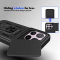 Xiaomi 17T Roterende Ring Hybrid Cover med Kameraskjold - Sort