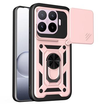 Xiaomi 17T Roterende Ring Hybrid Cover med Kameraskjold - Rødguld