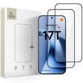 Xiaomi 17T Tech-Protect Glass Fit+ Skærmbeskyttelse Hærdet Glas - 2 stk. - Sort