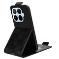 Xiaomi 17T lodret flip-etui med stativ - sort
