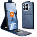 Xiaomi 17T lodret flip-etui med stativ - mørkeblå