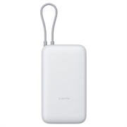 Xiaomi 20000mAh Powerbank med integreret USB-C-kabel 22.5W