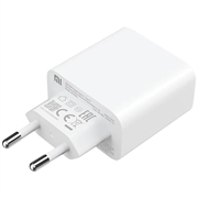 Xiaomi 33W USB-C/USB-A-vægoplader - hvid