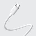 Xiaomi 3A Flettet USB-C / USB-C-kabel - 1m, 60W - Hvid