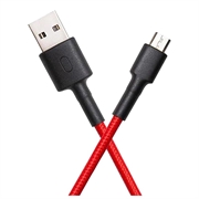Xiaomi flettet USB-A/USB-C-kabel - 1m - sort / rød