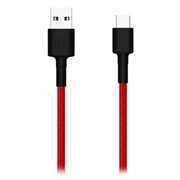 Xiaomi flettet USB-A/USB-C-kabel - 1m - sort / rød