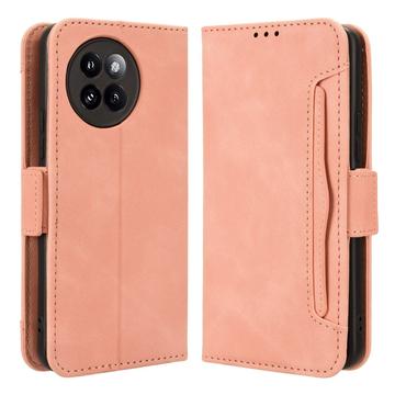 Xiaomi Civi 4 Pro/14 Civi Pung Cover med Kortholder - Pink