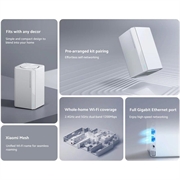 Xiaomi Mesh System AC1200 - 2 stk. - Hvid