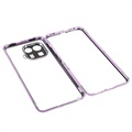 Xiaomi Mi 11 Pro Magnetisk Cover med Skærmbeskyttelse Hærdet Glas - Lyselilla