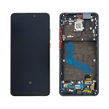 Xiaomi Mi 9T Skærm & Frontcover - Sort