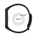 Mat Silikone Rem til Xiaomi Smart Mi Band 5 / 6 / 7 - hvid