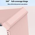 Xiaomi Mix Flip 2 Gummibelagt Plastik Cover - Pink