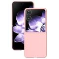 Xiaomi Mix Flip Gummibelagt Plastik Cover - Pink