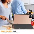 Xiaomi Pad 6S Pro 12.4 Tri-Fold Series Smart Folio Cover - Rødguld